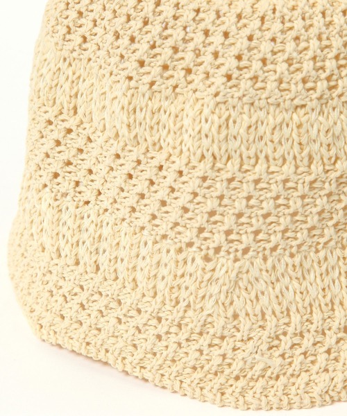 LEPSIM（レプシィム）の「雑材ベルハット　326349（ハット・レディース・ベージュ/ブラック・ONE SIZE）」の20枚目の写真