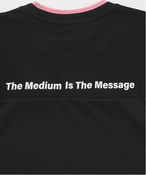 X-girl Stages（エックスガールステージス）の「ナンバリングメッシュ切替ショート半袖T（Tシャツ/カットソー・キッズ・ブラック/レモンイエロー/ブルー・110cm/120cm/130cm/140cm）」の9枚目の写真