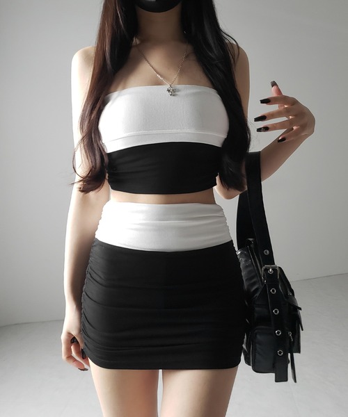 juicy bicolor セットアップ eimy istoire（エイミーイストワール）の「juicy bicolor