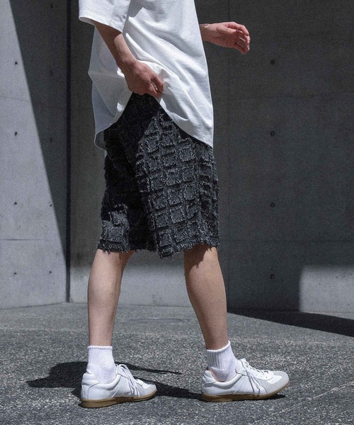 MDR(エムディアール)の「スクエアジャカードイージーショートパンツ【セットアップ対応】(その他パンツ・メンズ・ブラック/チャコール・XL/L)」の13枚目の写真