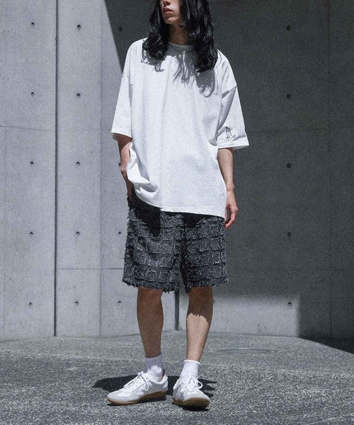 MDR(エムディアール)の「スクエアジャカードイージーショートパンツ【セットアップ対応】(その他パンツ・メンズ・ブラック/チャコール・XL/L)」の15枚目の写真