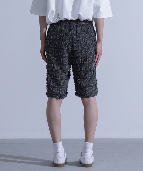 MDR(エムディアール)の「スクエアジャカードイージーショートパンツ【セットアップ対応】(その他パンツ・メンズ・ブラック/チャコール・XL/L)」の18枚目の写真