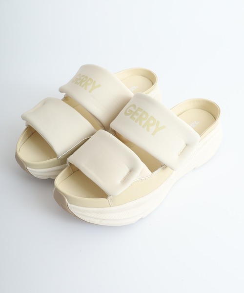 GERRY(ジェリー)の「GERRY ジェリー スライドサンダル 厚底 軽量(サンダル・メンズ・ブラック/ホワイト/ベージュ・L/M/LL)」の8枚目の写真