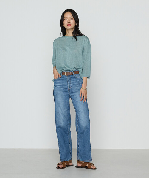 COMME CA(コムサ)の「レーヨンイタリア糸 プルオーバー(ニット/セーター・レディース・ブラック/ベージュ/オレンジ/グリーン・11号/9号)」の20枚目の写真