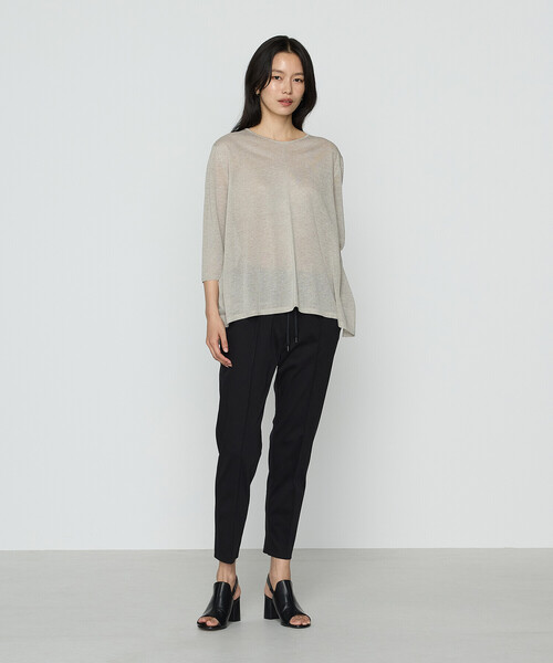 COMME CA(コムサ)の「レーヨンイタリア糸 プルオーバー(ニット/セーター・レディース・ブラック/ベージュ/オレンジ/グリーン・11号/9号)」の15枚目の写真