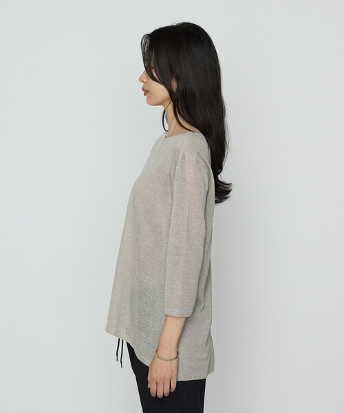 COMME CA(コムサ)の「レーヨンイタリア糸 プルオーバー(ニット/セーター・レディース・ブラック/ベージュ/オレンジ/グリーン・11号/9号)」の13枚目の写真