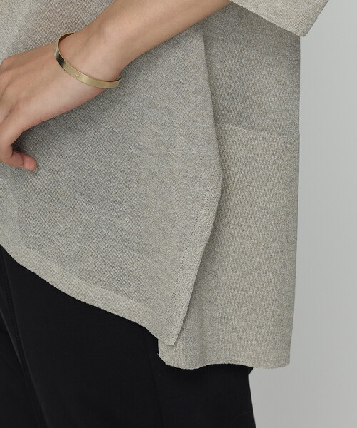 COMME CA(コムサ)の「レーヨンイタリア糸 プルオーバー(ニット/セーター・レディース・ブラック/ベージュ/オレンジ/グリーン・11号/9号)」の9枚目の写真