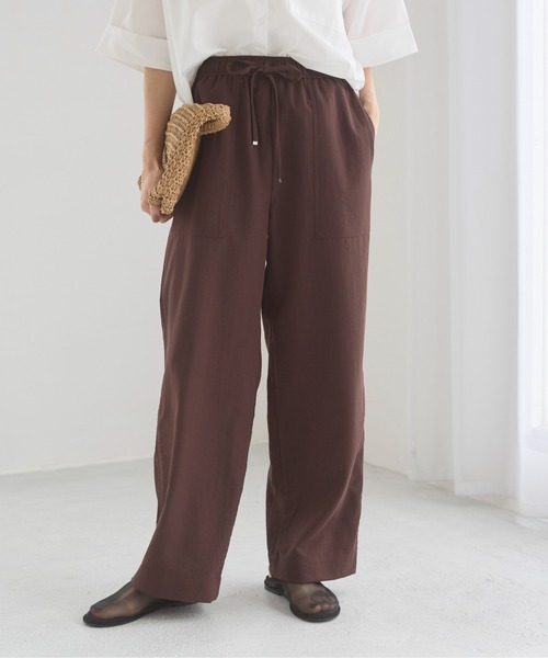 ANGIE（アンジー）の「ベイカーイージーパンツ（その他パンツ・レディース・ブラック/ブラウン/ライトベージュ/マスタード・FREE）」の21枚目の写真