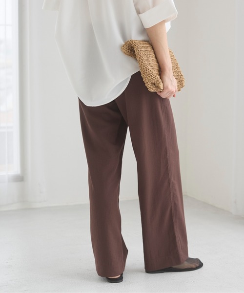 ANGIE（アンジー）の「ベイカーイージーパンツ（その他パンツ・レディース・ブラック/ブラウン/ライトベージュ/マスタード・FREE）」の16枚目の写真