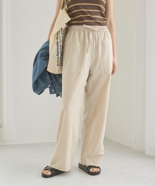 ANGIE（アンジー）の「ベイカーイージーパンツ（その他パンツ・レディース・ブラック/ブラウン/ライトベージュ/マスタード・FREE）」の14枚目の写真