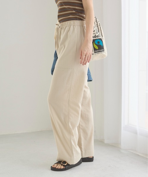 ANGIE（アンジー）の「ベイカーイージーパンツ（その他パンツ・レディース・ブラック/ブラウン/ライトベージュ/マスタード・FREE）」の10枚目の写真