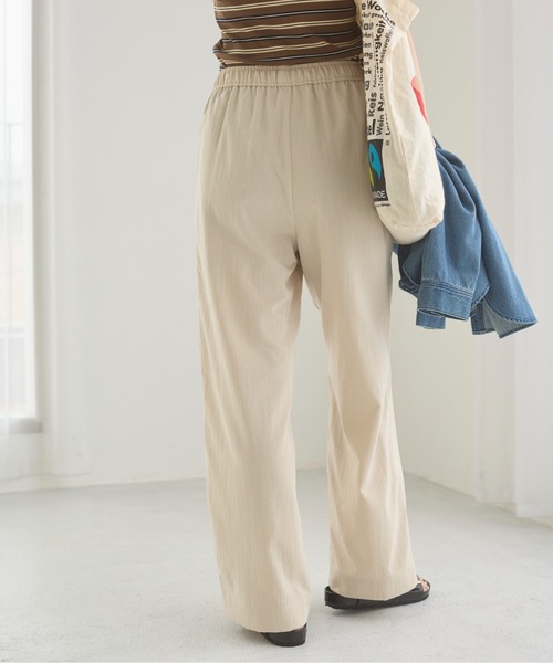 ANGIE（アンジー）の「ベイカーイージーパンツ（その他パンツ・レディース・ブラック/ブラウン/ライトベージュ/マスタード・FREE）」の8枚目の写真