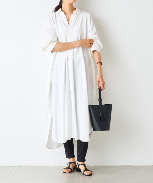 BEARDSLEY（ビアズリー）の「《ARRHE STUDIO》シリンダートートバッグ（トートバッグ・レディース・ブラック・FREE）」の6枚目の写真