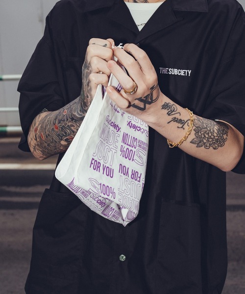 Subciety（サブサエティ）の「Wrapping bandanna（バンダナ/スカーフ・メンズ・ホワイト・FREE）」の7枚目の写真