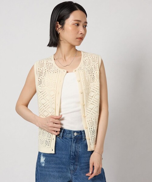 CITEN シテン ベスト 2way ショートベスト タグ付き 新品 CITEN＞メッシュアミベスト（ベスト）｜CITEN（シテン）の