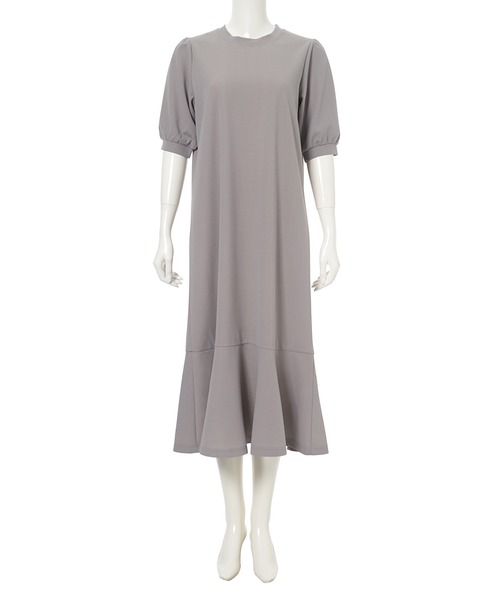 fifth（フィフス）の「ドライタッチパフスリーブマーメイドワンピース（ワンピース・レディース・ネイビー/ブラック/グレイッシュベージュ/グレー・M/XS）」の21枚目の写真