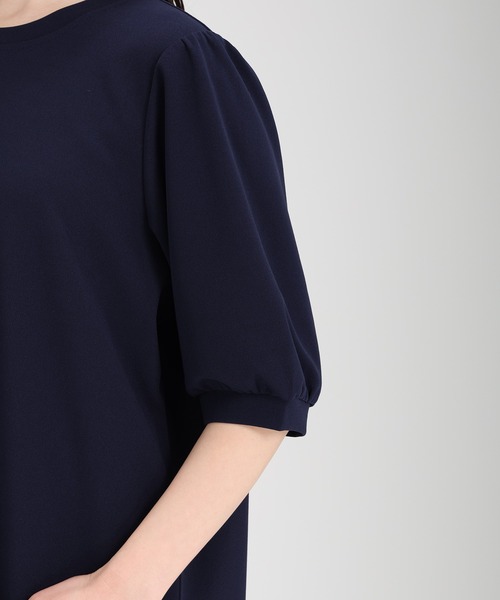 fifth（フィフス）の「ドライタッチパフスリーブマーメイドワンピース（ワンピース・レディース・ネイビー/ブラック/グレイッシュベージュ/グレー・M/XS）」の11枚目の写真