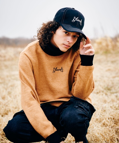 Spin Logo Turtle Neck Knit / スピンロゴタートルネックニット
