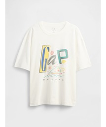 クロップド GAPロゴTシャツ(ユニセックス)