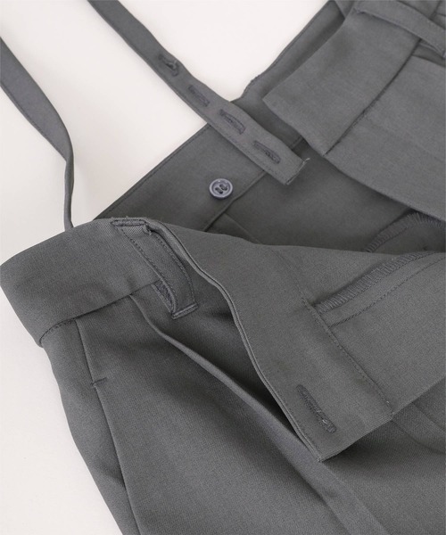UR'S（ユアーズ）の「2wayサロペットテーパードパンツ（その他パンツ・レディース・チャコール/ブラック・S/M/L）」の15枚目の写真