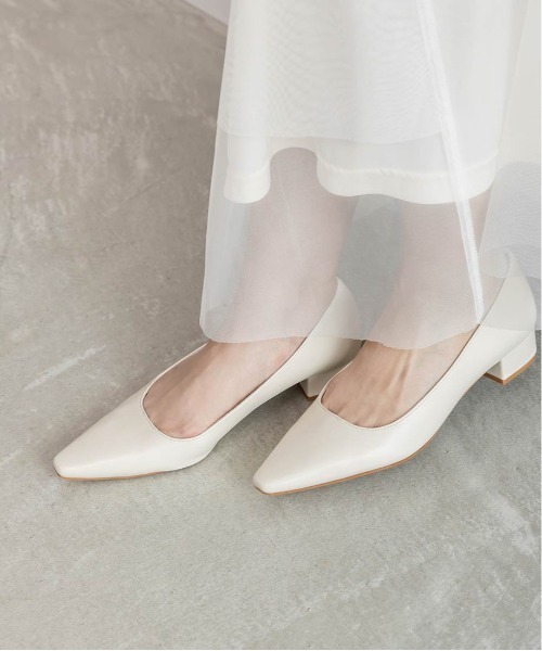 RANDA（ランダ）の「2WAY ローズモチーフフラットパンプス（パンプス・レディース・ブラック/アイボリー/ワイン・22/22.5/23/23.5/24/25/24.5/25.5）」の18枚目の写真