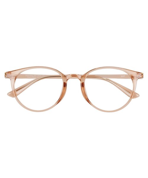Zoff（ゾフ）の「ボストン型 メガネ｜クリアカラー｜伊達メガネ 度付きメガネ｜ユニセックス｜読書 ビジネス｜Zoff｜CLASSIC（メガネ・レディース・クリア/ブルー/ライトオレンジ系1/ピンク・FREE）」の19枚目の写真