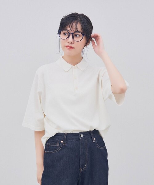 Zoff（ゾフ）の「ボストン型 メガネ｜クリアカラー｜伊達メガネ 度付きメガネ｜ユニセックス｜読書 ビジネス｜Zoff｜CLASSIC（メガネ・レディース・クリア/ブルー/ライトオレンジ系1/ピンク・FREE）」の13枚目の写真