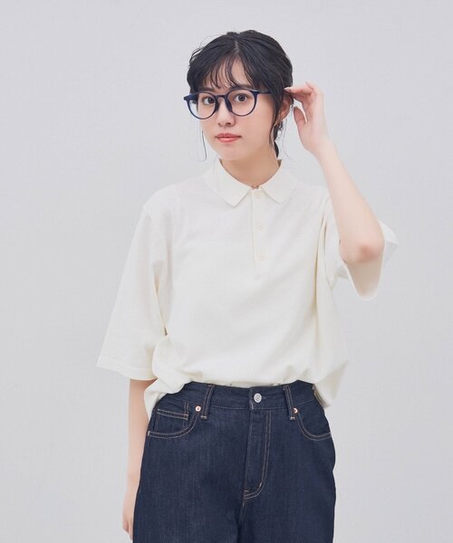 Zoff（ゾフ）の「ボストン型 メガネ｜クリアカラー｜伊達メガネ 度付きメガネ｜ユニセックス｜読書 ビジネス｜Zoff｜CLASSIC（メガネ・レディース・クリア/ブルー/ライトオレンジ系1/ピンク・FREE）」の14枚目の写真