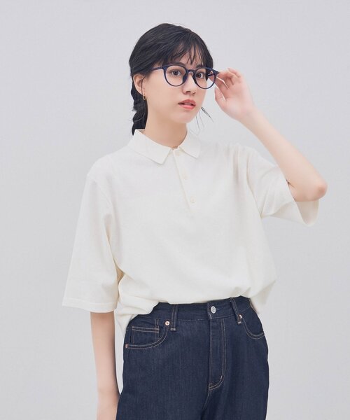 Zoff（ゾフ）の「ボストン型 メガネ｜クリアカラー｜伊達メガネ 度付きメガネ｜ユニセックス｜読書 ビジネス｜Zoff｜CLASSIC（メガネ・レディース・クリア/ブルー/ライトオレンジ系1/ピンク・FREE）」の15枚目の写真