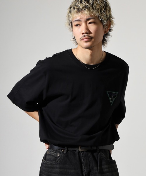 Guess(ゲス)の「GUESS UNI S/SLV TEE SHIRT6 Tシャツ 長袖(Tシャツ/カットソー・メンズ・ブラック/ホワイト・S/M/L/XL)」の8枚目の写真