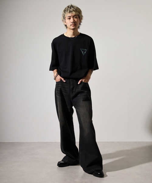 Guess(ゲス)の「GUESS UNI S/SLV TEE SHIRT6 Tシャツ 長袖(Tシャツ/カットソー・メンズ・ブラック/ホワイト・S/M/L/XL)」の10枚目の写真