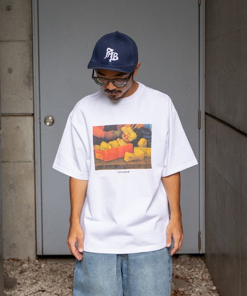 APPLEBUM（アップルバム）の「“N.S.B.” T-shirt（Tシャツ/カットソー・メンズ・ホワイト/ブラック・LARGE/MEDIUM/XX-LARGE/X-LARGE）」の2枚目の写真