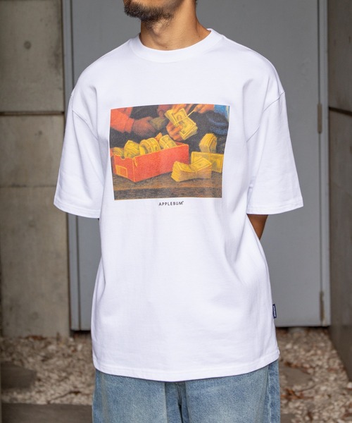 APPLEBUM（アップルバム）の「“N.S.B.” T-shirt（Tシャツ/カットソー・メンズ・ホワイト/ブラック・LARGE/MEDIUM/XX-LARGE/X-LARGE）」の4枚目の写真