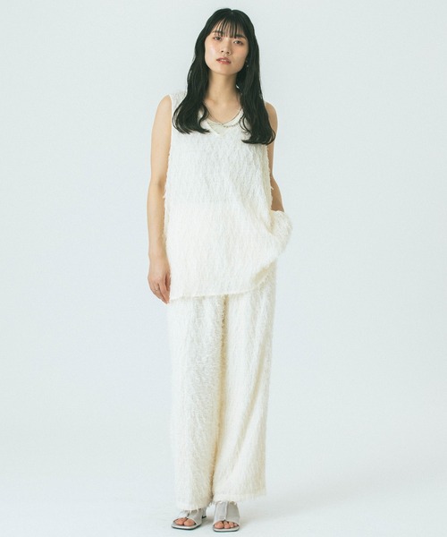 Not your roseトップス JACQUARD TANK（タンクトップ）｜ROSE BUD（ローズバッド）の