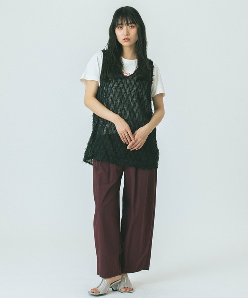 JACQUARD TANK（タンクトップ）｜ROSE BUD（ローズバッド）の