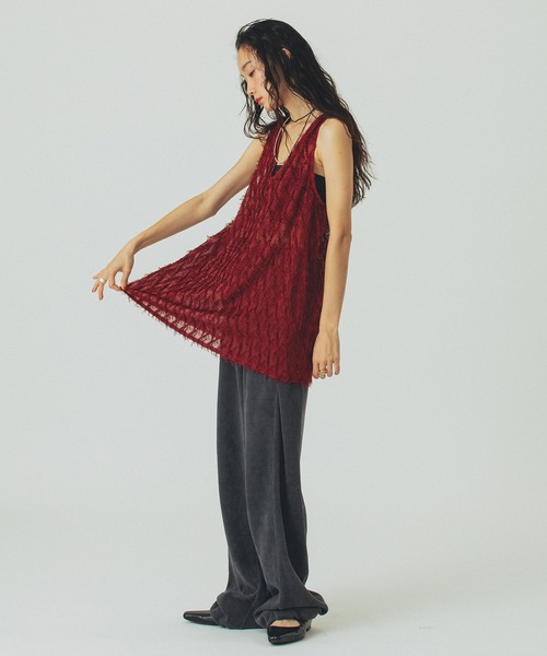 JACQUARD TANK（タンクトップ）｜ROSE BUD（ローズバッド）の