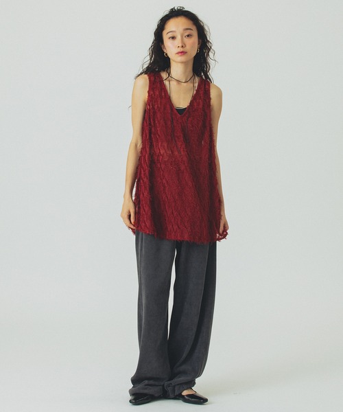 bibiy . ROSETTE TANK TOP ローズ タンクトップ bibiy . ROSETTE TANK TOP ローズ タンクトップ BIBIY. MADE