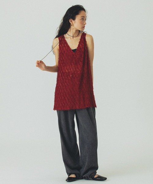 JACQUARD TANK（タンクトップ）｜ROSE BUD（ローズバッド）の