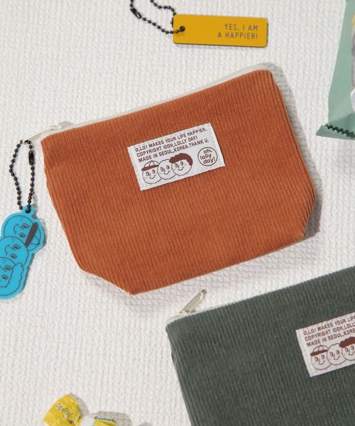 コーデュロイポーチS［OH！LOLLY DAY！］（ポーチ）｜studio CLIP