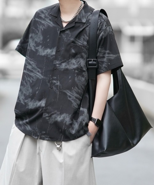 DOOPZ(ドープス)の「総柄オープンカラーシャツ(シャツ/ブラウス・メンズ・ブラック・LARGE/MEDIUM/SMALL)」の12枚目の写真