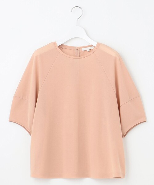 自由区(ジユウク)の「シアーフライス Tシャツ(Tシャツ/カットソー・レディース・ダルブルー系/ピンク系/ライトイエロー系/オリーブ系・46/44/48)」の16枚目の写真