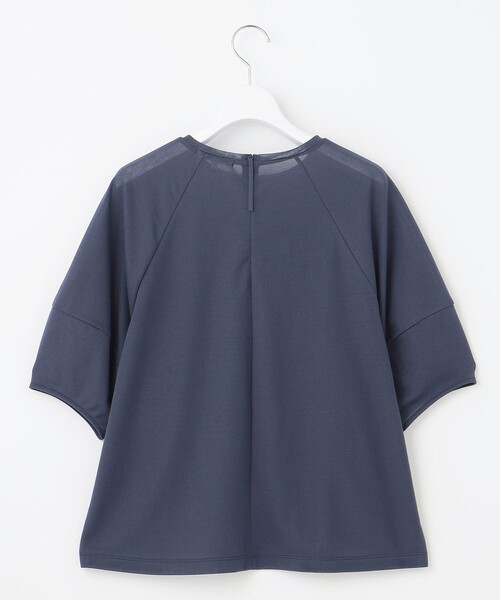 自由区(ジユウク)の「シアーフライス Tシャツ(Tシャツ/カットソー・レディース・ダルブルー系/ピンク系/ライトイエロー系/オリーブ系・46/44/48)」の21枚目の写真