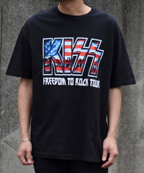 ALSTYLE KISS 2010ツアーTシャツ　キッス　バックプリント　黒　L ALSTYLE KISS 2010ツアーTシャツ キッス バックプリント 黒 L