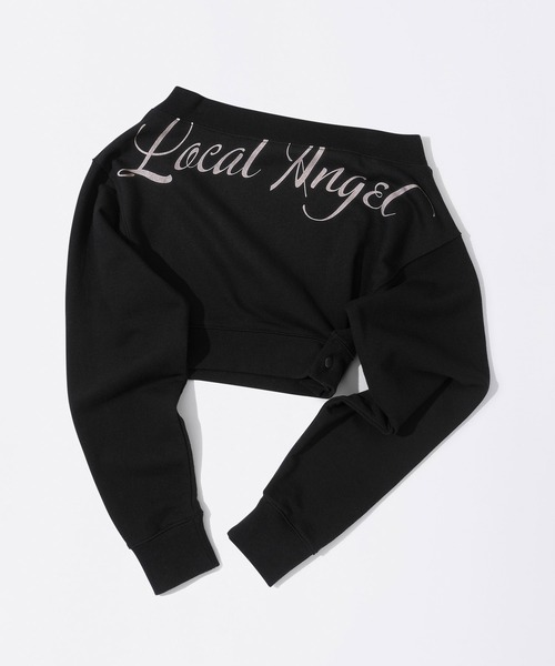 Off-Shoulder Cropped Sweatshirt（Tシャツ/カットソー