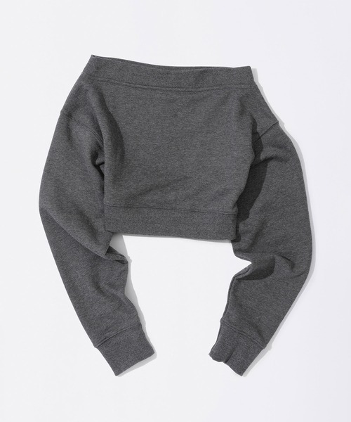 Off-Shoulder Cropped Sweatshirt（Tシャツ/カットソー