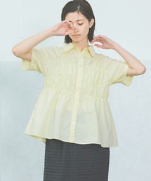 LAKOLE | シャーリングシャツ6分袖 / 570637(シャツ/ブラウス)