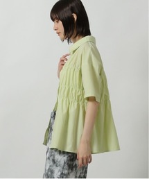 LAKOLE | シャーリングシャツ6分袖 / 570637(シャツ/ブラウス)
