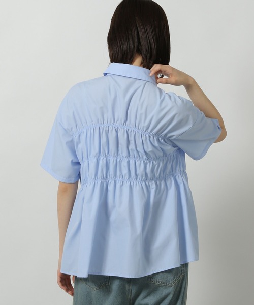 LAKOLE(ラコレ)の「シャーリングシャツ6分袖 / 570637(シャツ/ブラウス・レディース・ライトグリーン/イエロー/オフホワイト/ライトブルー・FREE)」の19枚目の写真