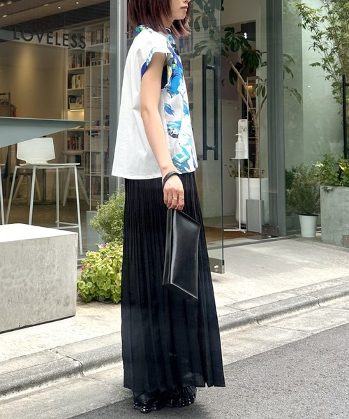 LOVELESS（ラブレス）の「【KANAKO SASAKI】コラボレーション ノースリーブシャツ（シャツ/ブラウス・レディース・ブラック/ロイヤルブルー・36）」の5枚目の写真