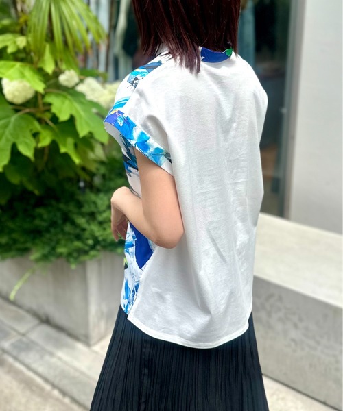 LOVELESS（ラブレス）の「【KANAKO SASAKI】コラボレーション ノースリーブシャツ（シャツ/ブラウス・レディース・ブラック/ロイヤルブルー・36）」の7枚目の写真